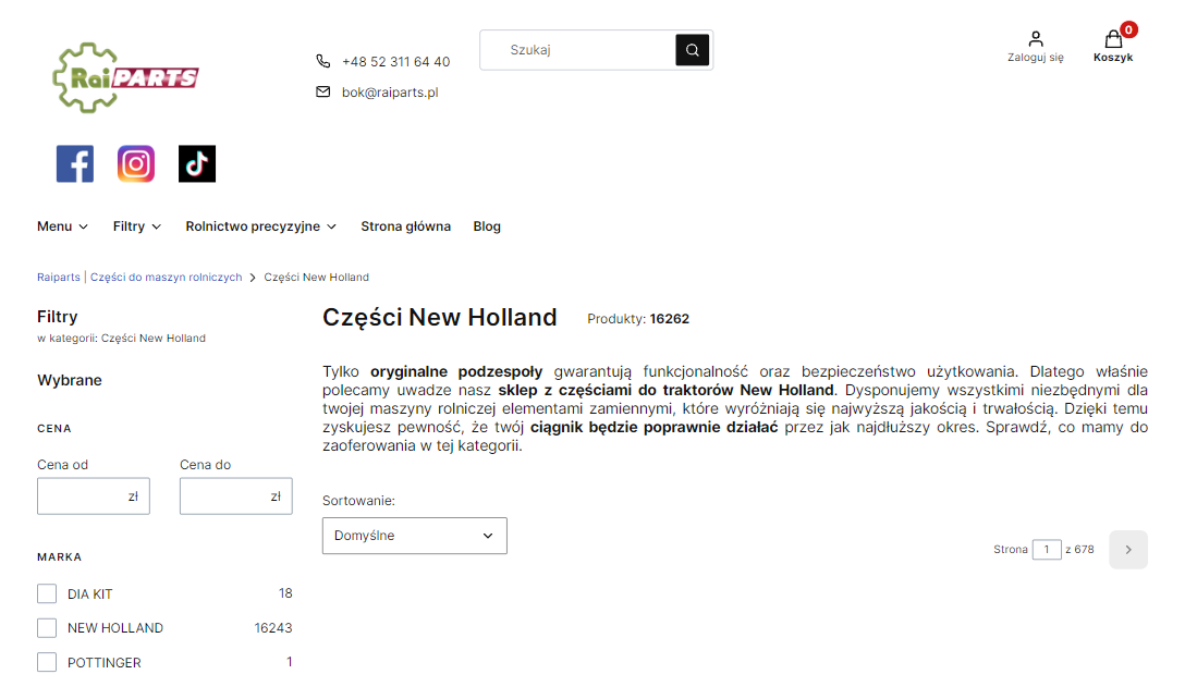 Części New Holland - jak wybierać podzespoły, które zapewnią długą i bezproblemową pracę maszyny?